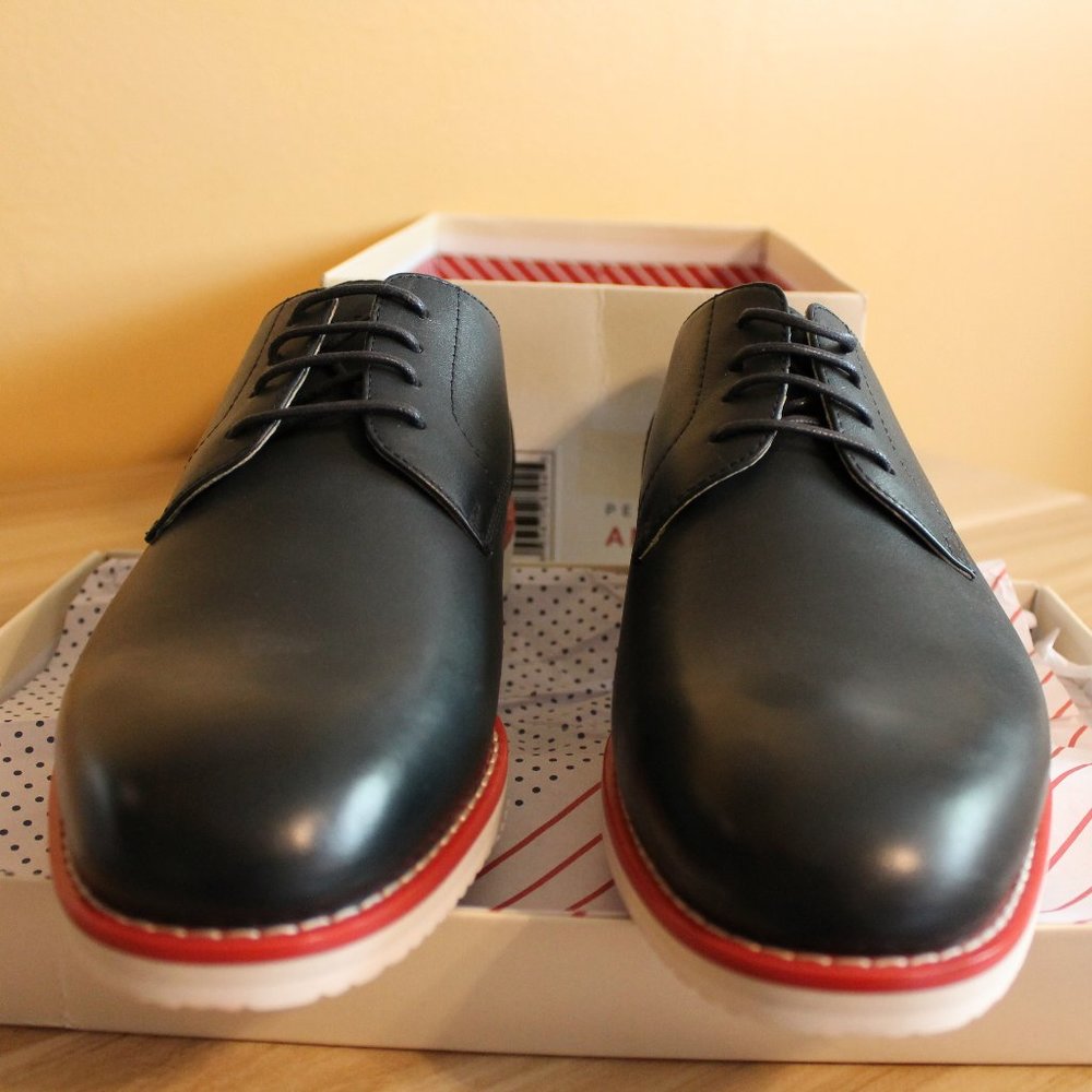 Perry Ellis America Centurion Blue Mens Dress Shoe